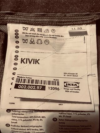 Funda Chaiselongue KIVIK Tullinge Gris marrón
