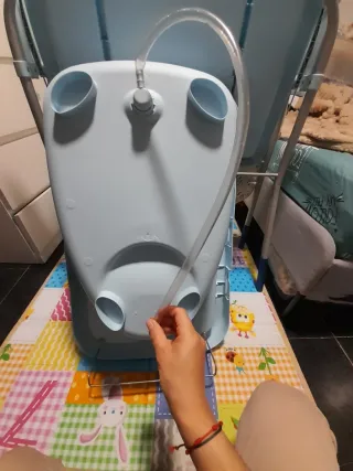 Bañera cambiador bebé azul Marca chicco