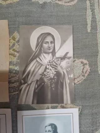 Lote estampitas religiosas