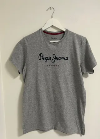 Camiseta Pepe Jeans Gris Logo