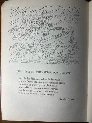 Libro El Quijote 1962