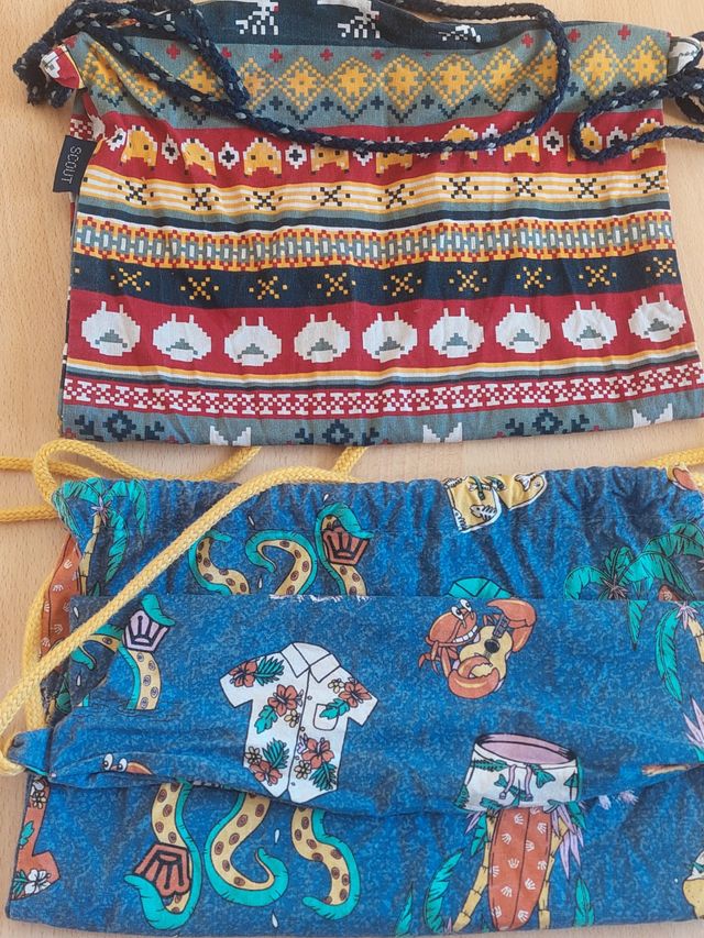 2 Borse Scout Cotone