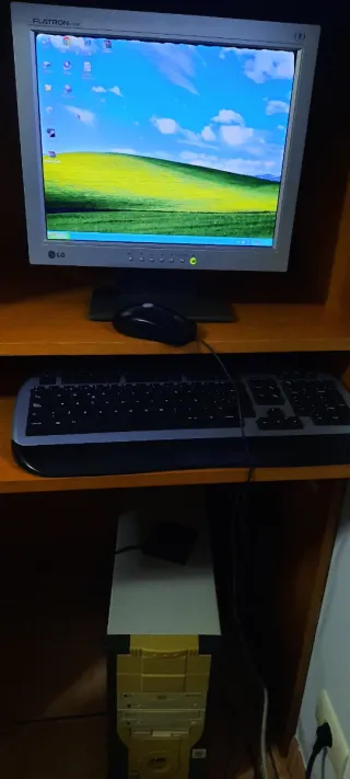 Ordenador Windows XP con procesador NVidia