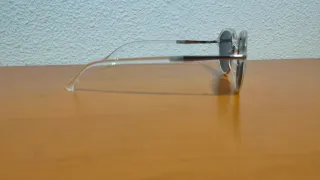 Gafas de sol pasta transparente