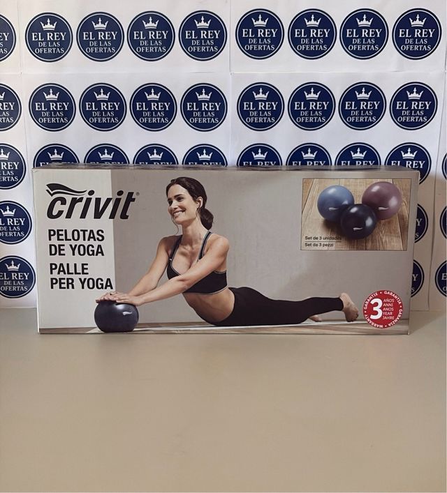 Lote Yoga Crivit: Cojín, Aro, Pelotas y Barras