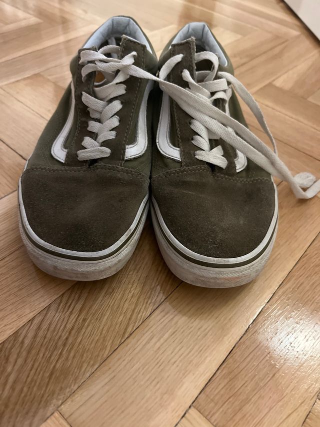 Vans Old Skool Verde y Blanco