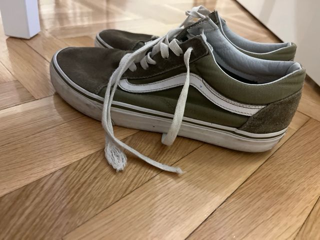 Vans Old Skool Verde y Blanco