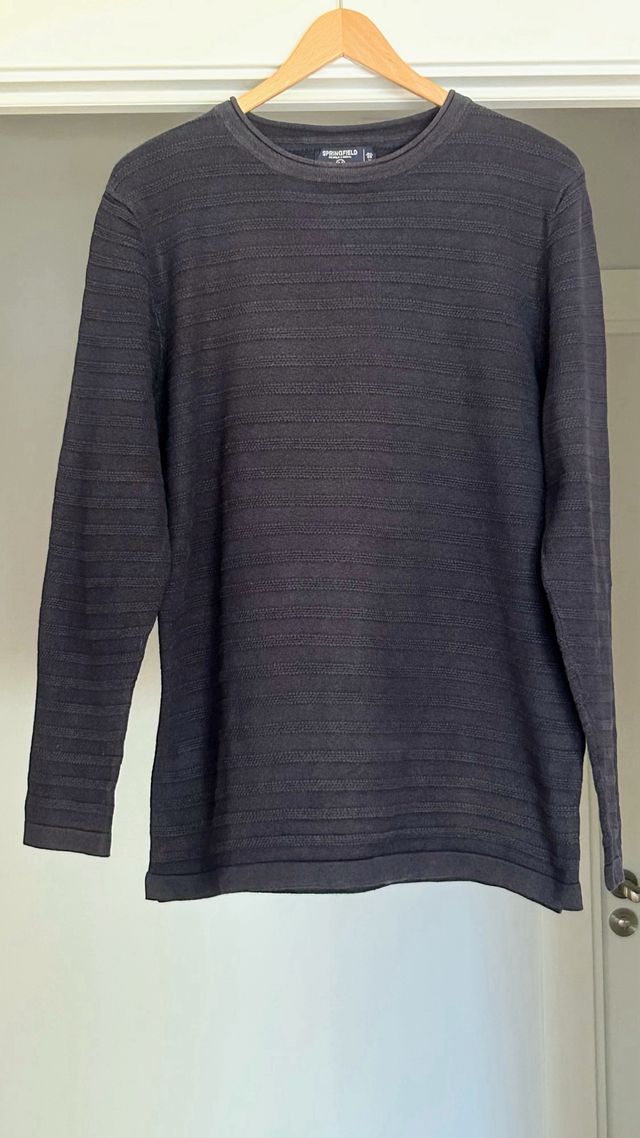 Jersey Springfield algodón azul marino