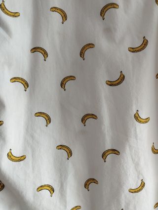 Camisa Bershka Estampado Plátanos Talla L