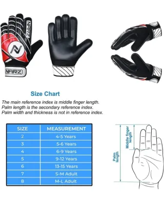 Guantes de portero futbol infantil nuevos