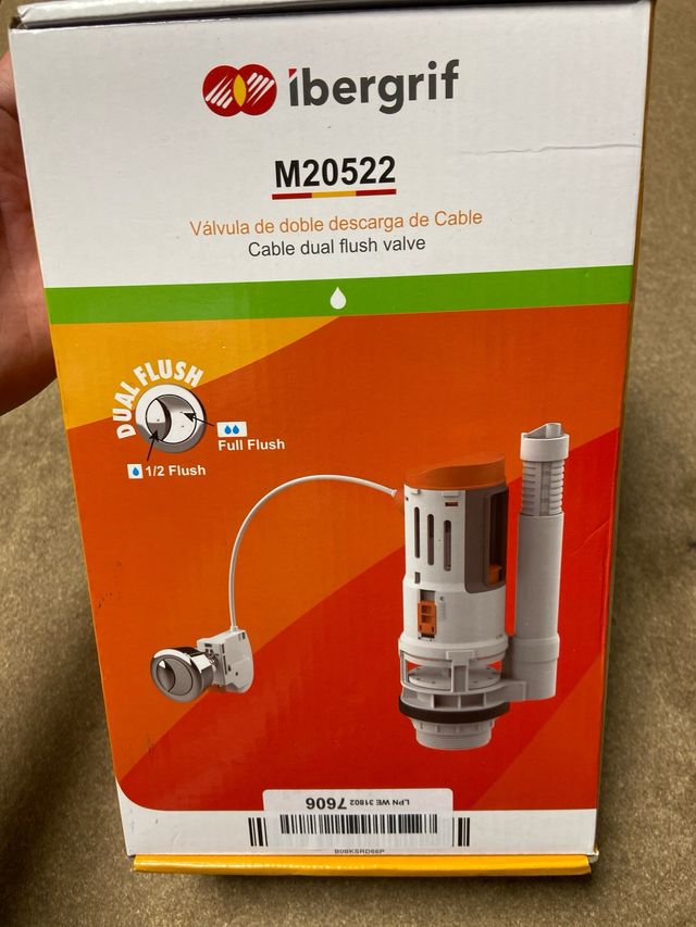 Mecanismo de Cisterna Descarga Doble Botón