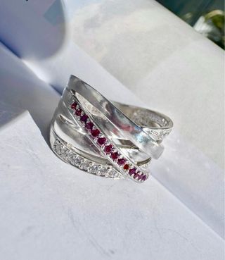 Anillo Plata con Circonitas 