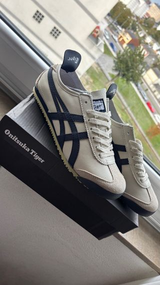 Zapatillas Onitsuka Tiger Tokuten Beige/Azul Retro