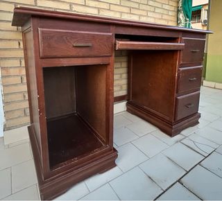 Escritorio de madera 135x61x82 cm