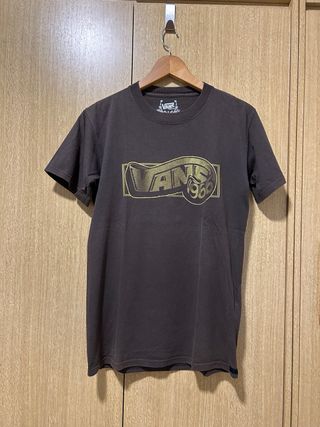 Camiseta Vans Hombre Marrón Vintage
