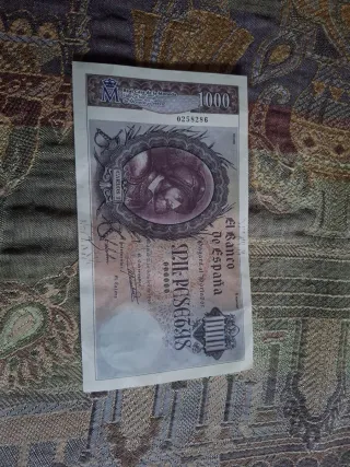 Billete 1000 Pesetas Carlos I 1940