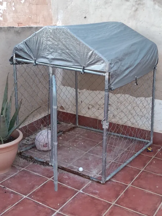 Jaula para mascotas metálica