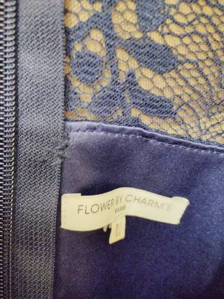 Vestido de fiesta azul para invitada