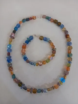 Set Collana e Bracciale Murano