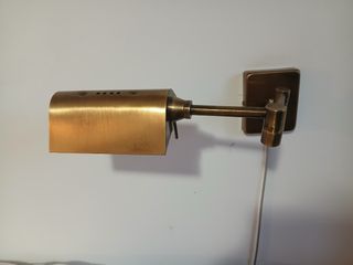 Lámpara de pared bronce