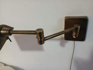 Lámpara de pared bronce