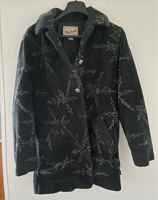 Cappotto Woolrich Teddy Vintage Nero