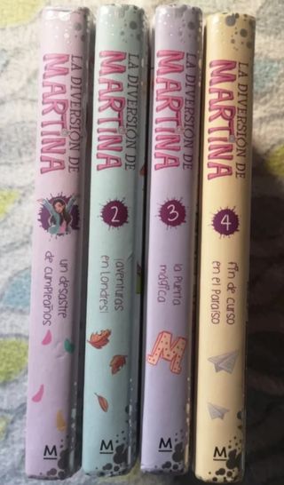 Libros la diversión de Martina.Tomos 1-4.