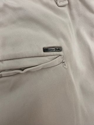 Pantalones Massimo Dutti Beige Talla L