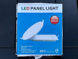 3 unidades Panel LED Luz Blanca Fría