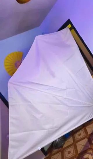 Toldo esquinero blanco