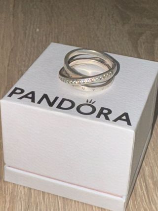 Anillo Pandora Plata con Circonitas