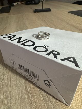 Anillo Pandora Plata con Circonitas