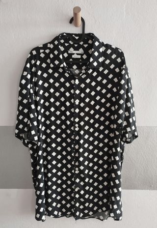 Camisa Zara Estampado Geométrico Talla XL