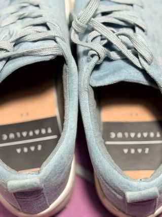 Deportivas Vestir Azul Talla 40