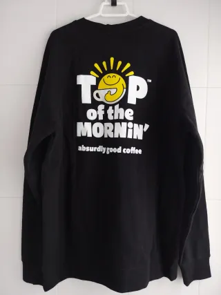 Sudadera Top of the Mornin' Café Negra