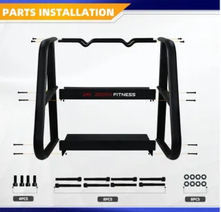 Soporte Mancuernas Discos Pesas Rusas 400Kg. ZERRO