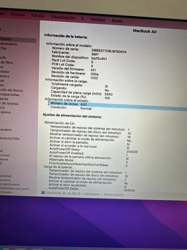 MacBook Air 2017 Silver 8 GB RAM 128 GB