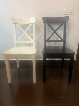 Conjunto IKEA 4 sillas+banco+mesa ext. de regalo
