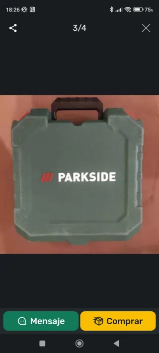 Taladro Atornillador Parkside SIN BATERÍA