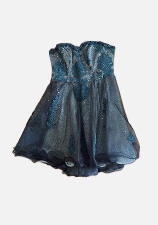 ABITO DA CERIMONIA ARGENTO GLITTERATO