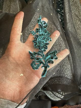 ABITO DA CERIMONIA ARGENTO GLITTERATO