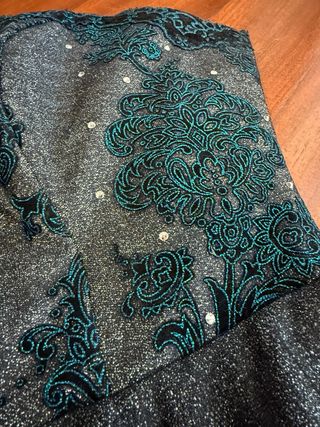 ABITO DA CERIMONIA ARGENTO GLITTERATO