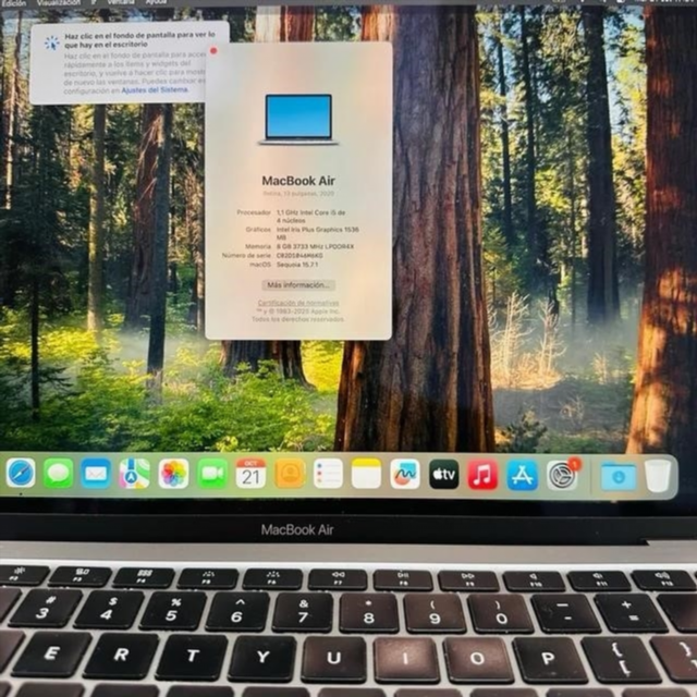 MacBook Air 512 GB 8 GB RAM 2020 i5