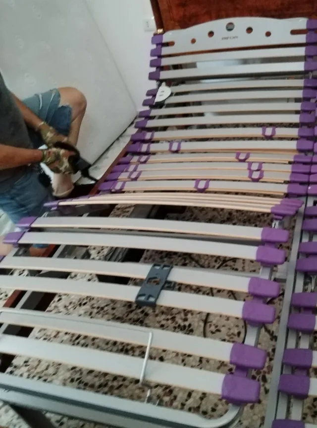 2 reti  per letto singolo o matrimoniale metallo,