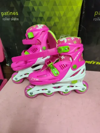 Patines Mitical Rosas Niña