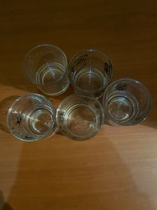 Lote 5 vasos de chupito