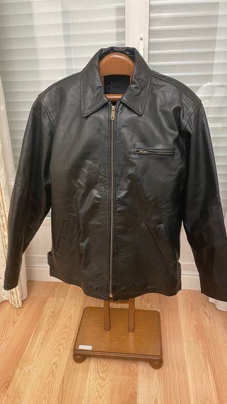 Chaqueta de cuero Jack & Jones Negra
Talla L