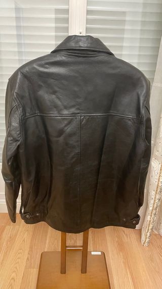Chaqueta de cuero Jack & Jones Negra
Talla L