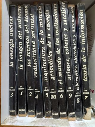 La era atomica. 10 libros