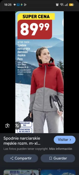 Cortavientos Chaqueta Talla S